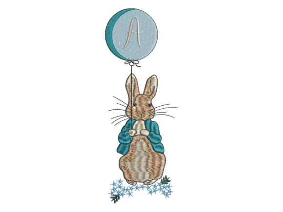 Bunny Balloon Letter a Embroidery Design Review