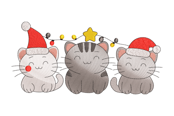 Cat Santa Hat: A Designer’s Review for Boutique Sweatshirt Embroidery