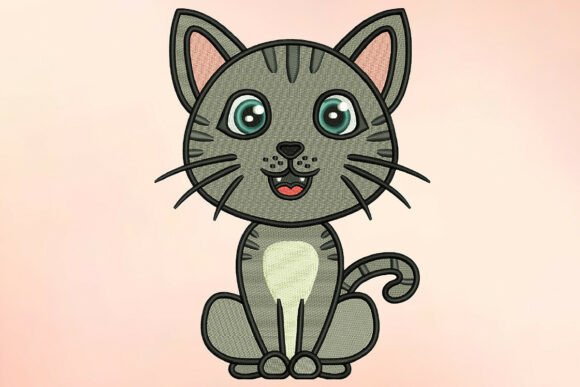 Cute Grey Tabby Kitten: A Craft Fair Favorite?