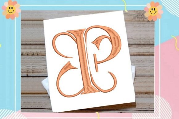 Initial P Elegant Vintage Monogram: A Timeless Touch for Craft Fair Staples