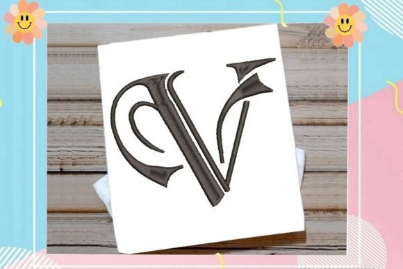 Initial V Elegant Vintage Monogram: A Designer’s Review for Business Branding
