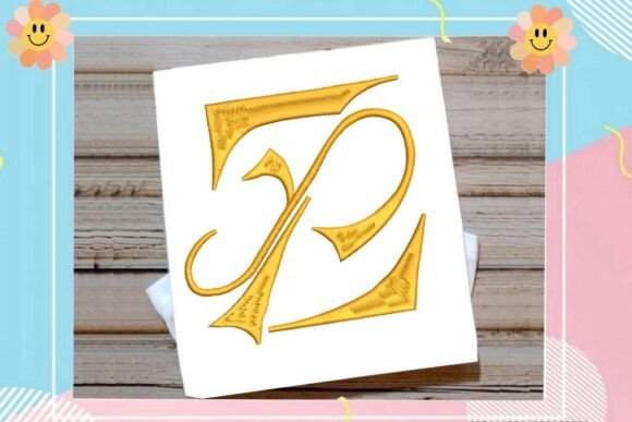 Initial Z Elegant Vintage Monogram: A Designer’s Review for Boutique Sweatshirt Embellishment