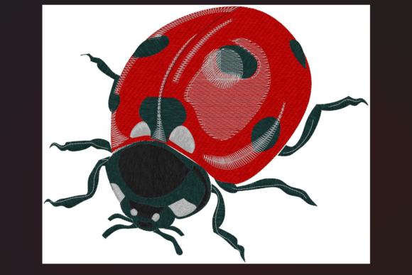 Ladybird: A Whimsical Touch for Seasonal Embroidery