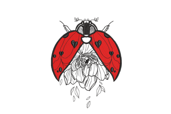 Ladybug Heart Wings: A Seasonal Embroidery Review