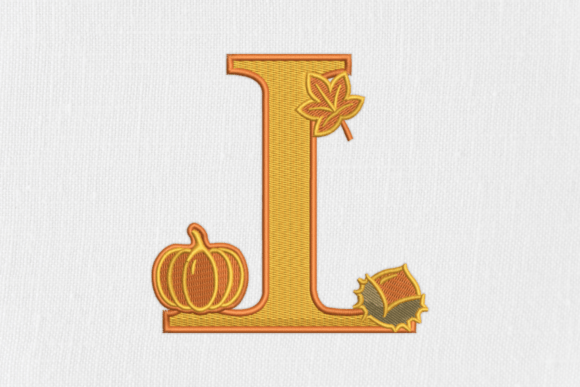 Letter I Autumn Monogram: A Seasonal Touch for Personalized Gifts