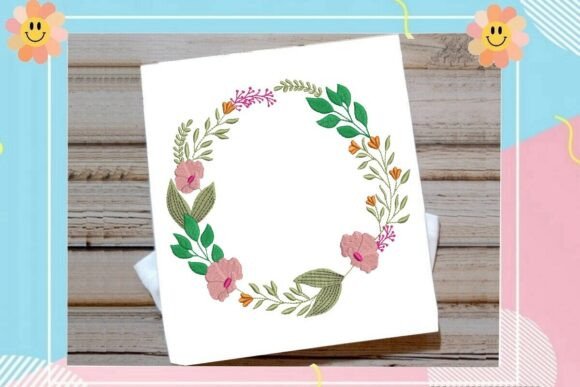 Pastel Wildflower Wreath: A Designer’s Review for Handmade Embroidery Gifts