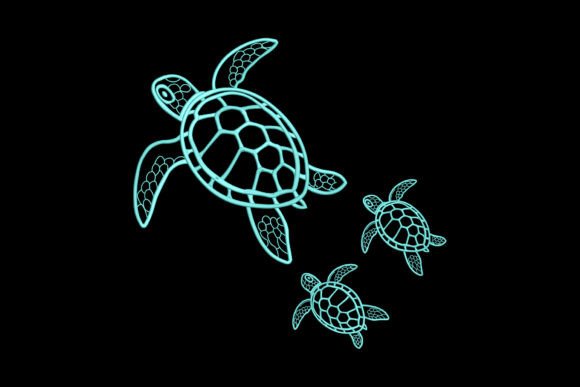 Sea Turtles Embroidery Design Review for Boutique Apparel