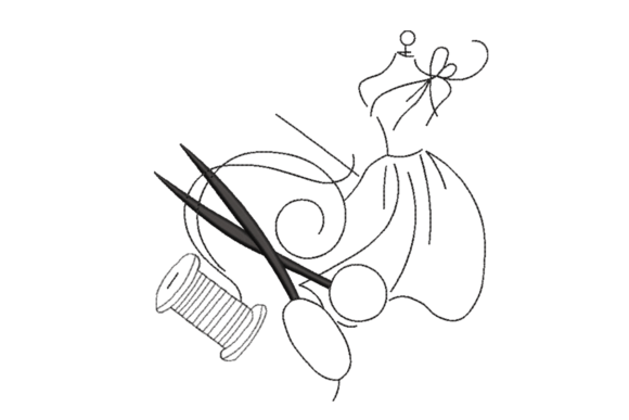 Sewing Line Art: A Designer's Review