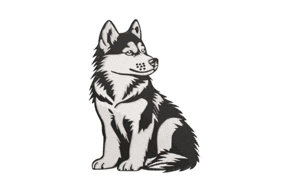 Siberian Husky Dog Embroidery Design Review