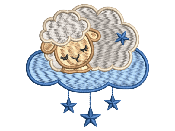 Sleeping Lamb Cloud Design Review for Small Business Branding