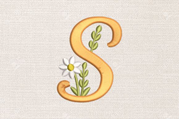The Letter S is Feathered and Leafy
