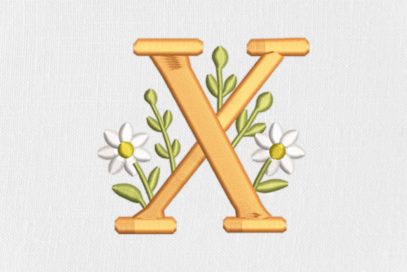 The Letter X is Feathered and Leafy